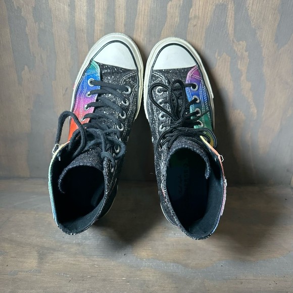 Converse Womens Chuck 70 Pride Athletic Shoes Rainbow 165713C High Top 8.5M - Picture 8 of 12